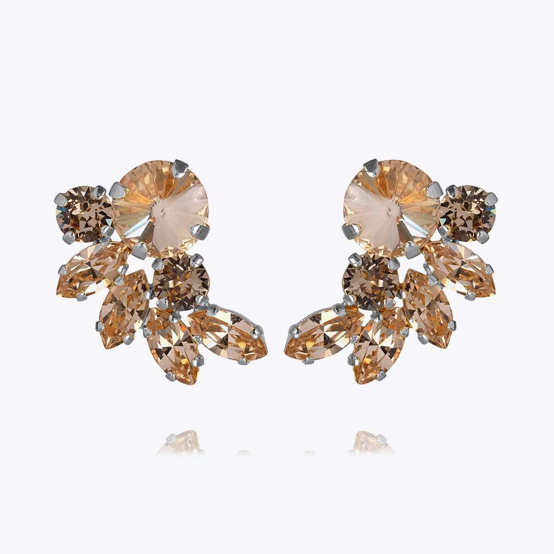 Electra Earrings / Greige Combo
