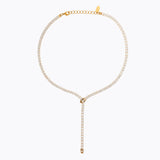 Caroline Svedbom - Together With You Necklace Crystal Silk Gold