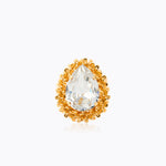 Caroline Svedbom - Classic Gemma Ring Crystal Gold