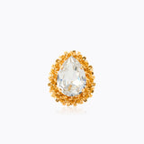 Caroline Svedbom - Classic Gemma Ring Crystal Gold