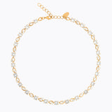 Caroline Svedbom - Fay Necklace Crystal Gold