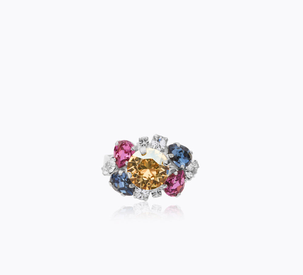 Caroline Svedbom - Molly Ring Rose Dawn Combo Rhodium