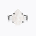 Caroline Svedbom - Mini Drop Ring Electric White Rhodium