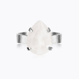 Caroline Svedbom - Mini Drop Ring Electric White Rhodium