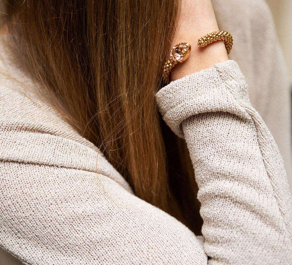 Classic Rope Bracelet / Vintage Rose