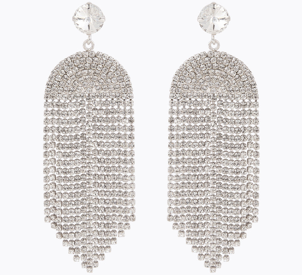 Caroline Svedbom - Melinda Earrings Crystal Rhodium