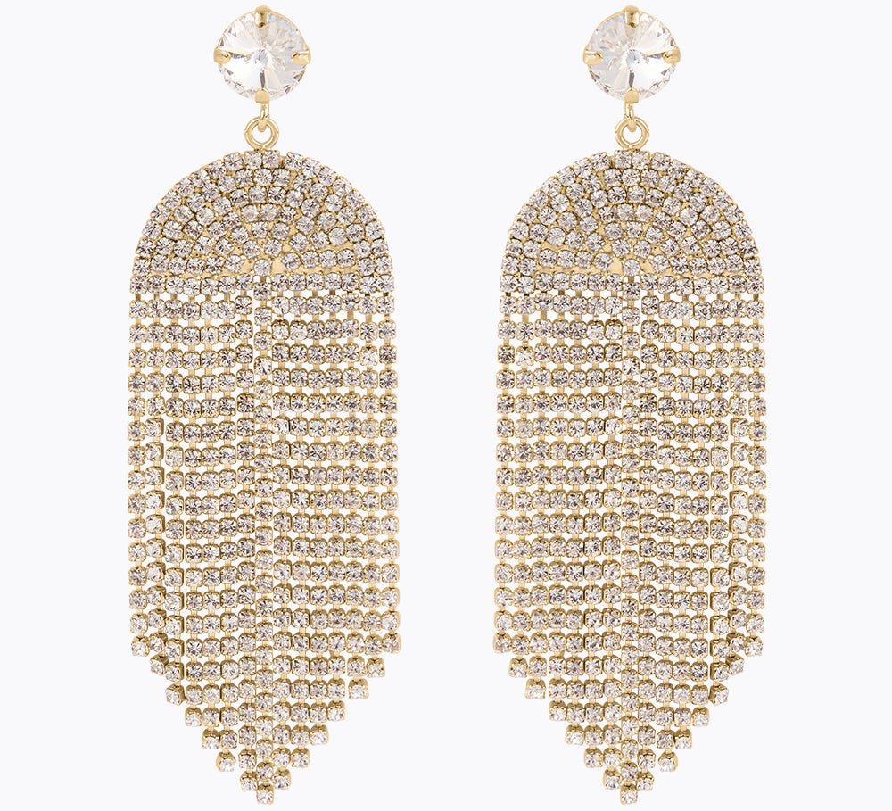 Melinda Earrings / Crystal