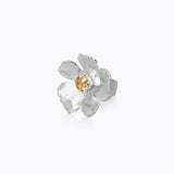 Caroline Svedbom - Anemone Ring Golden Shadow Rhodium