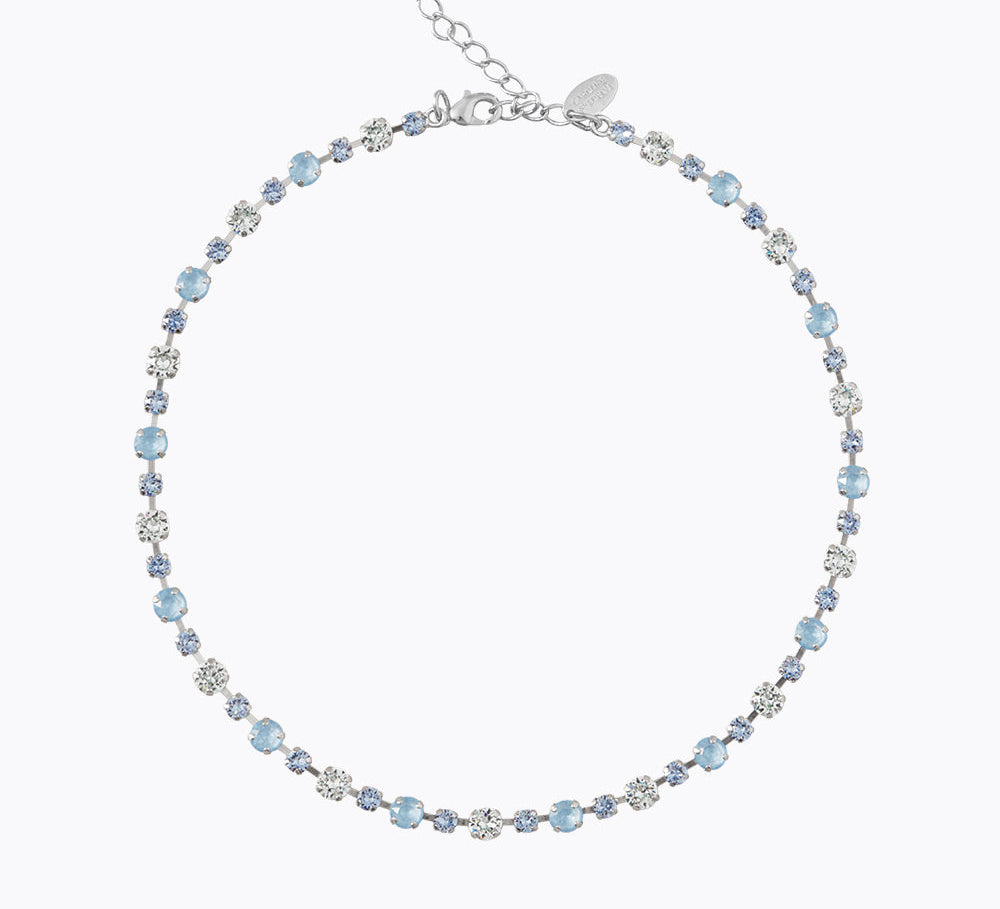 Caroline Svedbom - Calanthe Necklace Sky Combo Rhodium