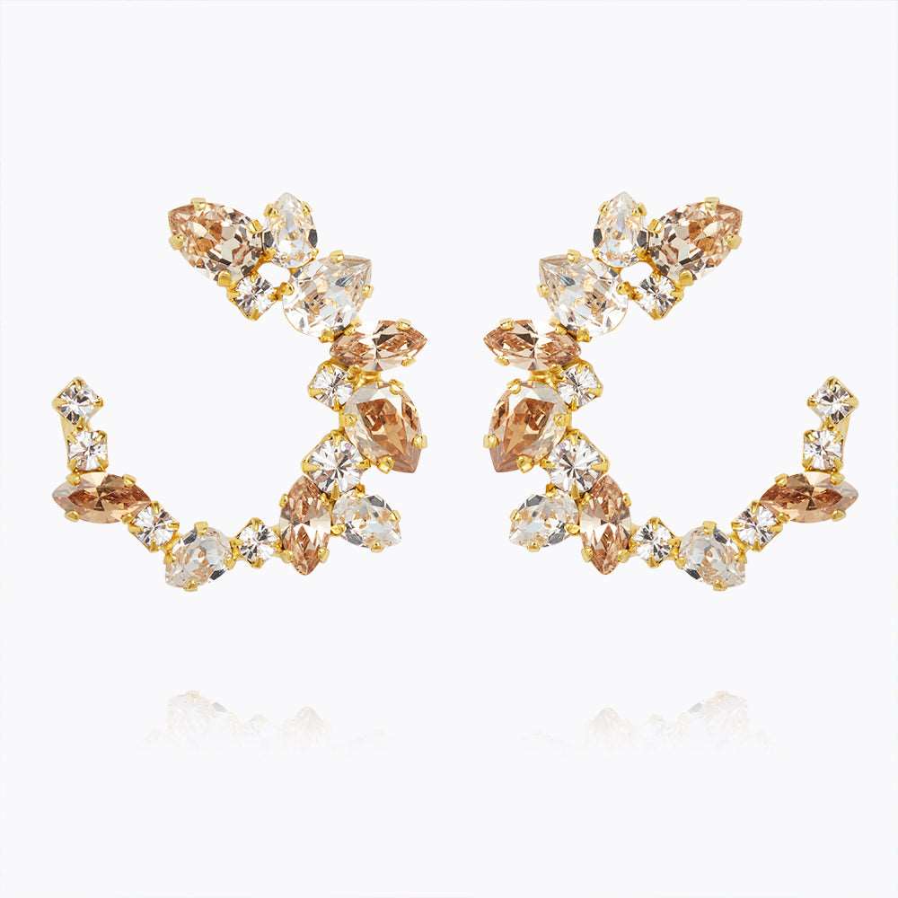 Caroline Svedbom - Calliope Earrings Golden Combo Gold