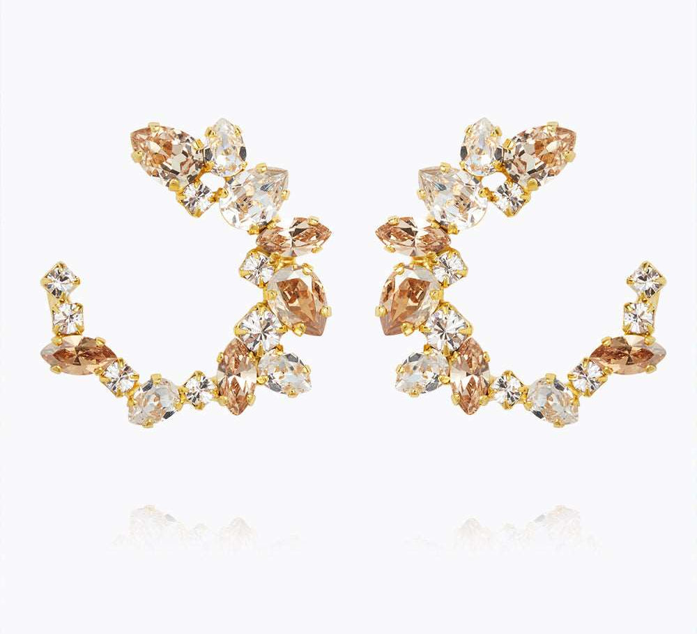 Caroline Svedbom - Calliope Earrings Golden Combo Gold
