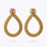 Caroline Svedbom - Classic Rope Earrings Golden Shadow Gold