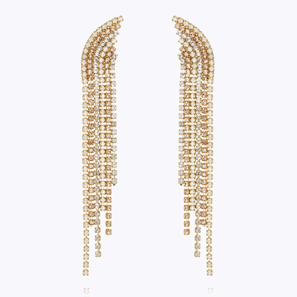 Caroline Svedbom - Diana Earrings Golden Combo Gold