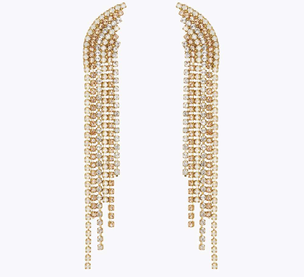 Caroline Svedbom - Diana Earrings Golden Combo Gold