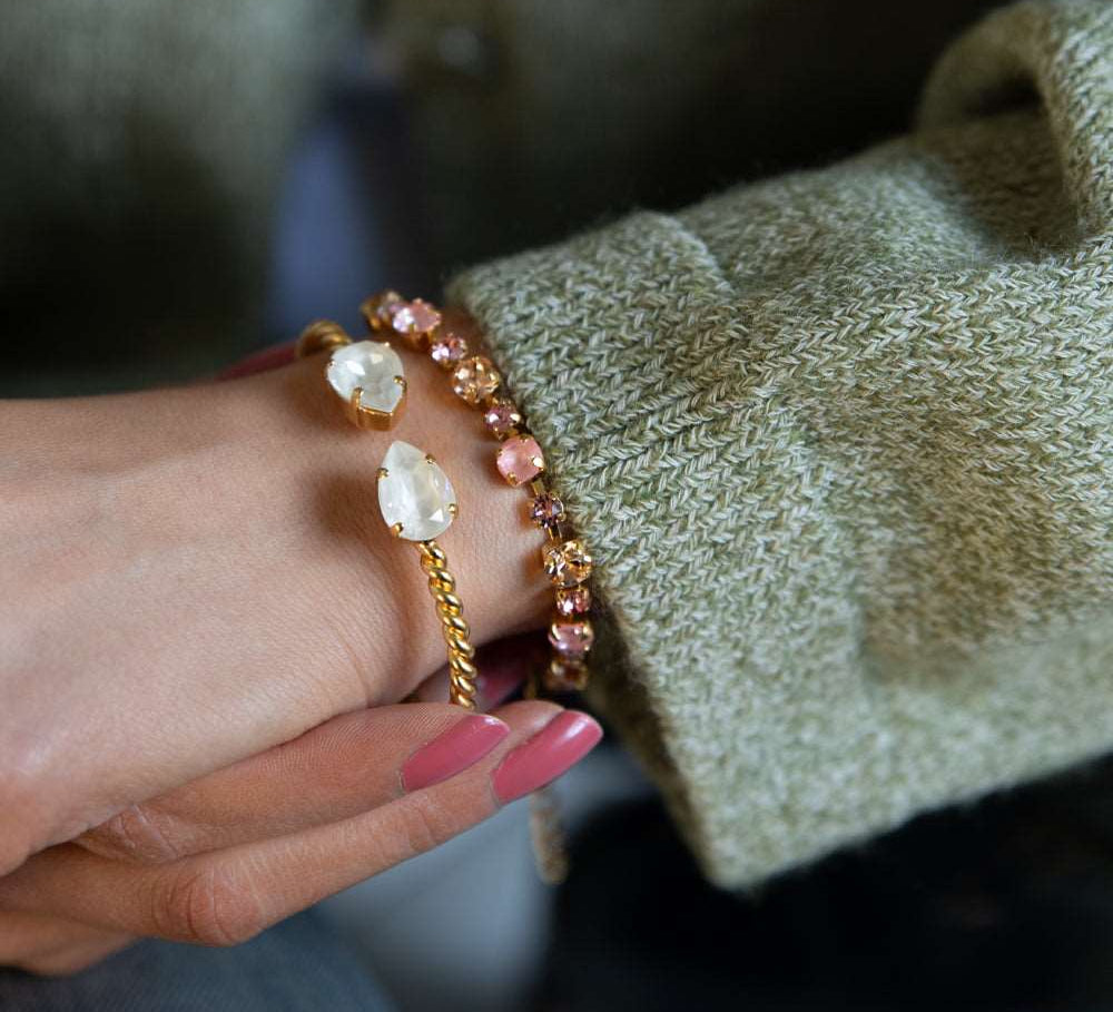 Calanthe Bracelet / Flamingo Combo