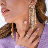 Caroline Svedbom - Una Earrings Dreamscape Combo Rhodium