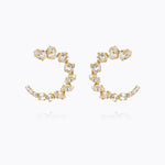 Caroline Svedbom - Mini Angie Earrings Crystal Gold