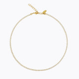 Caroline Svedbom - Mini Zara Necklace Crystal Gold