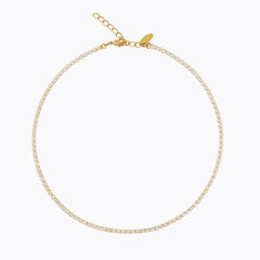 Caroline Svedbom - Mini Zara Necklace Crystal Gold
