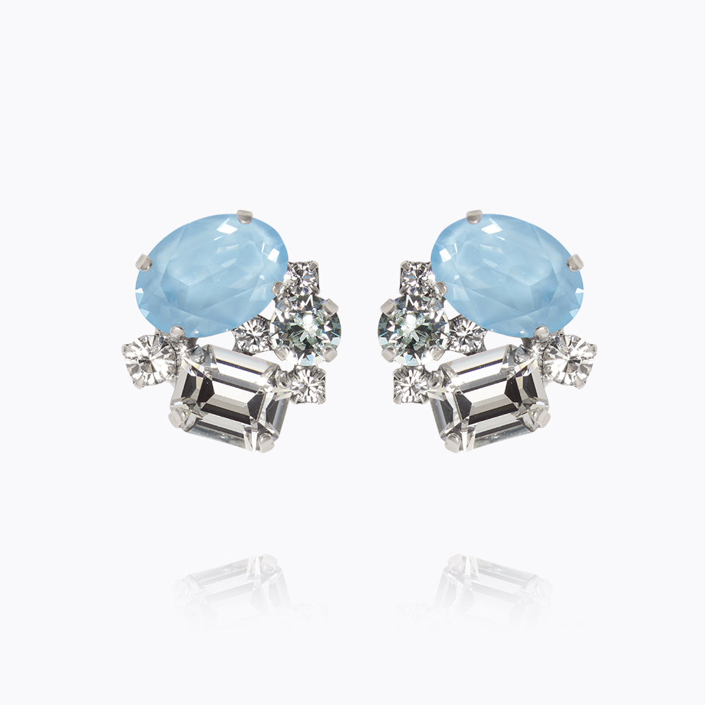 Caroline Svedbom - Mini Carolina Earrings Sky Combo Rhodium