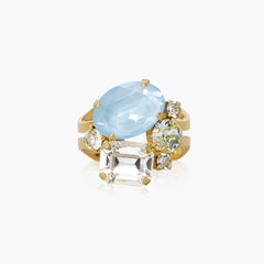 Caroline Svedbom - Mini Carolina Ring Sky Combo Gold