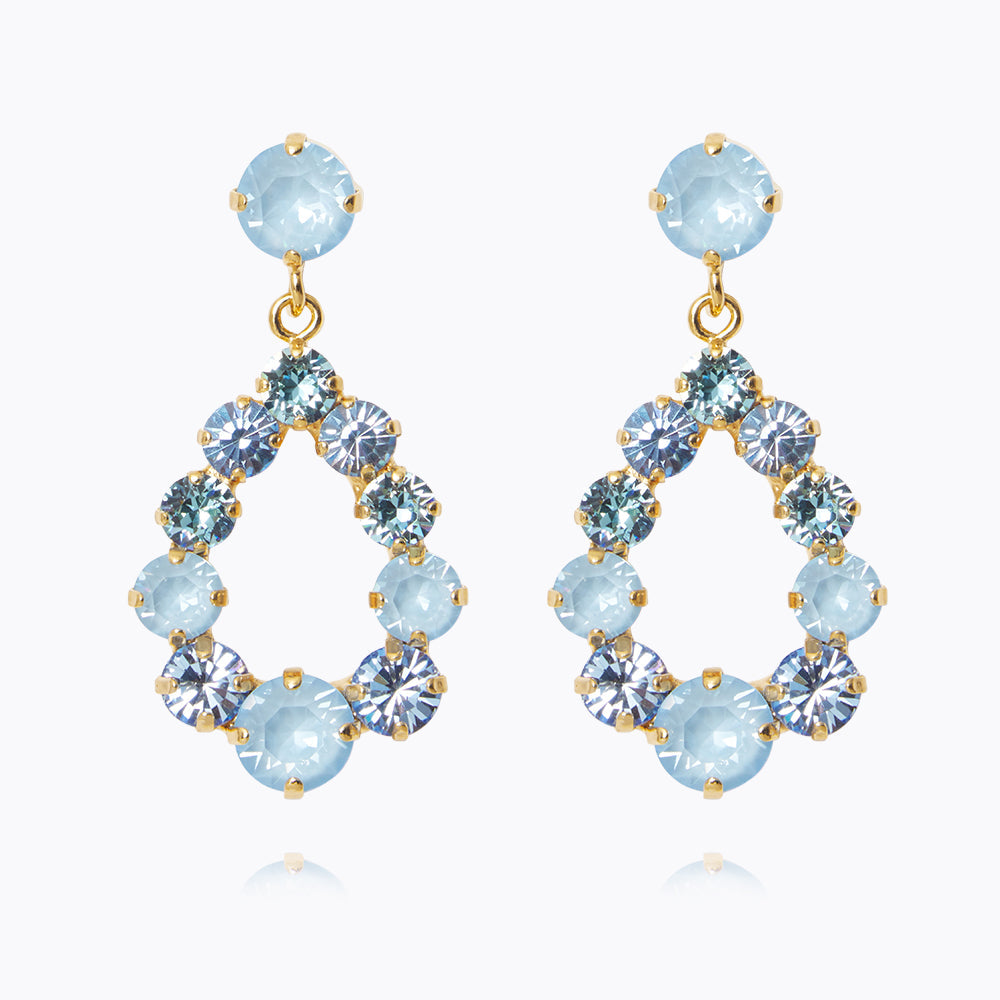 Caroline Svedbom - Mini Delia Earrings Sky Combo Gold