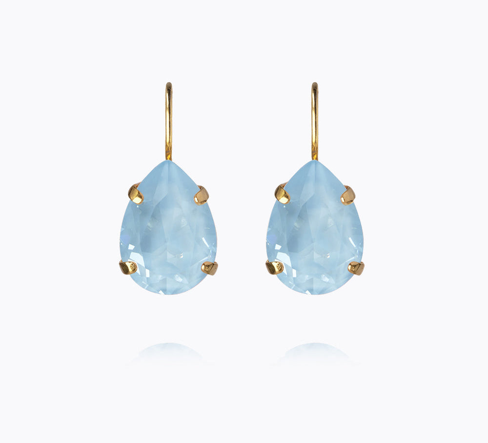 Caroline Svedbom - Mini Drop Clasp Earrings Sky Ignite Gold
