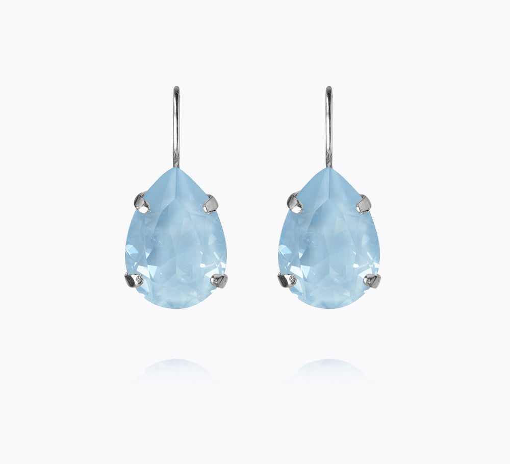 Caroline Svedbom - Mini Drop Clasp Earrings Sky Ignite Rhodium