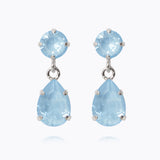 Caroline Svedbom - Mini Drop Earrings Sky Ignite Rhodium