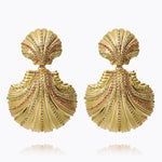 Caroline Svedbom - Mirella Grande Earrings Rainbow Combo Gold