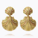 Caroline Svedbom - Mirella Grande Earrings Rainbow Combo Gold