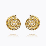 Caroline Svedbom - Ocean Pearl Earrings Gold Gold