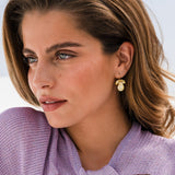 Caroline Svedbom - Timo Earrings Soft Yellow Combo Gold