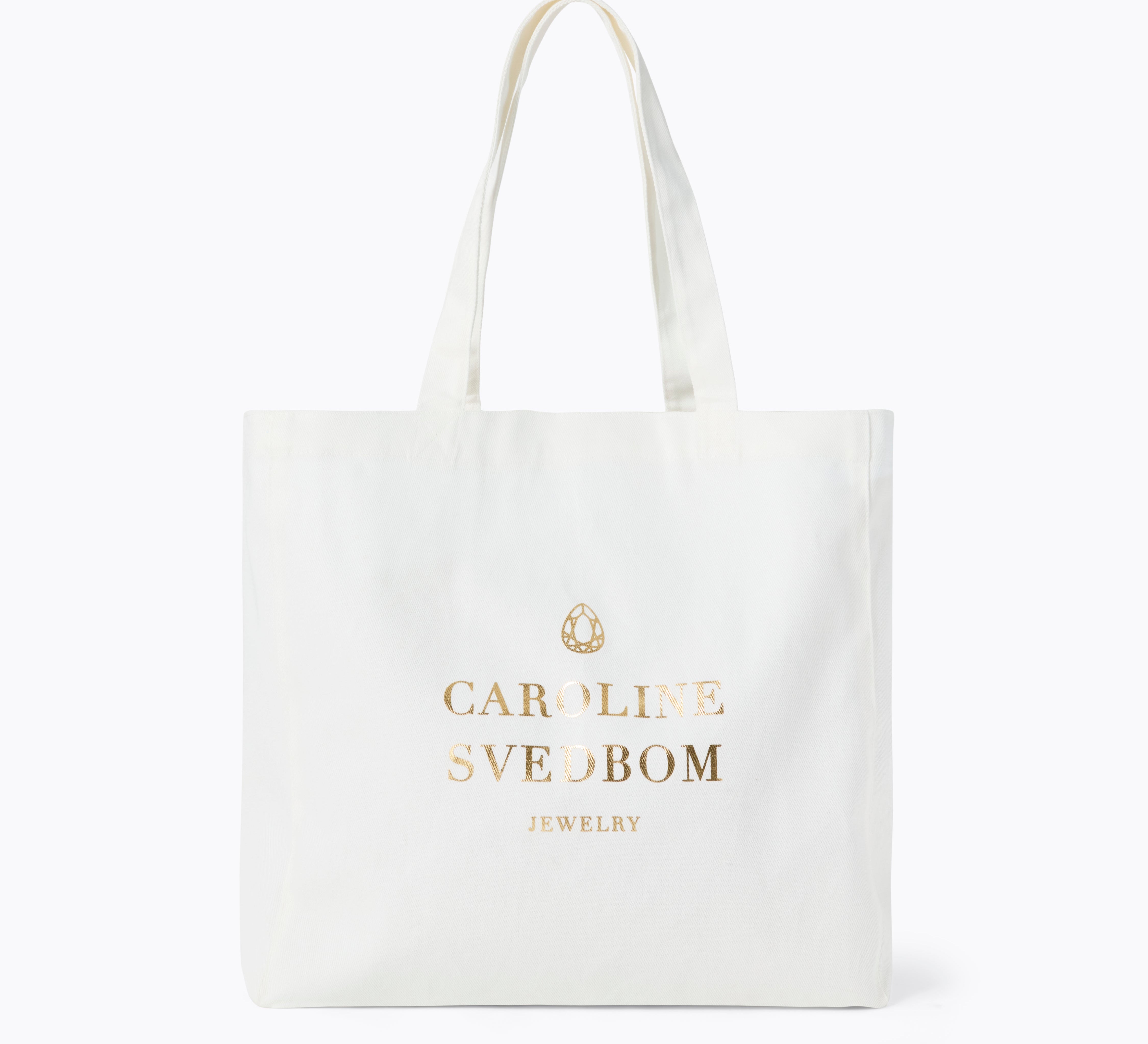Caroline Svedbom - Cs Tote White With Gold Logo Bag
