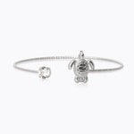 Caroline Svedbom - Turtle Bracelet Crystal Rhodium