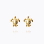 Caroline Svedbom - Turtle Earrings Gold Gold