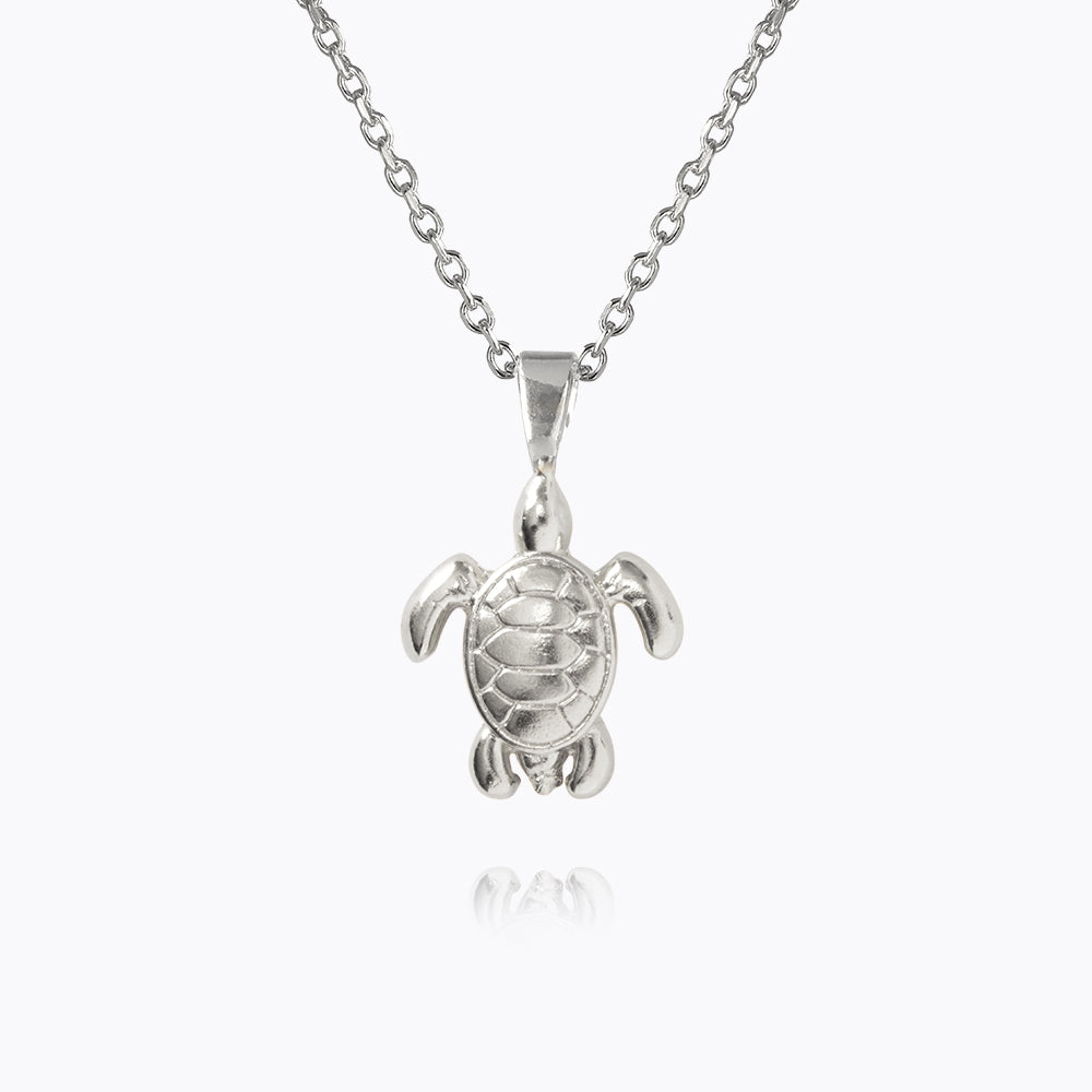 Caroline Svedbom - Turtle Necklace Rhodium Rhodium