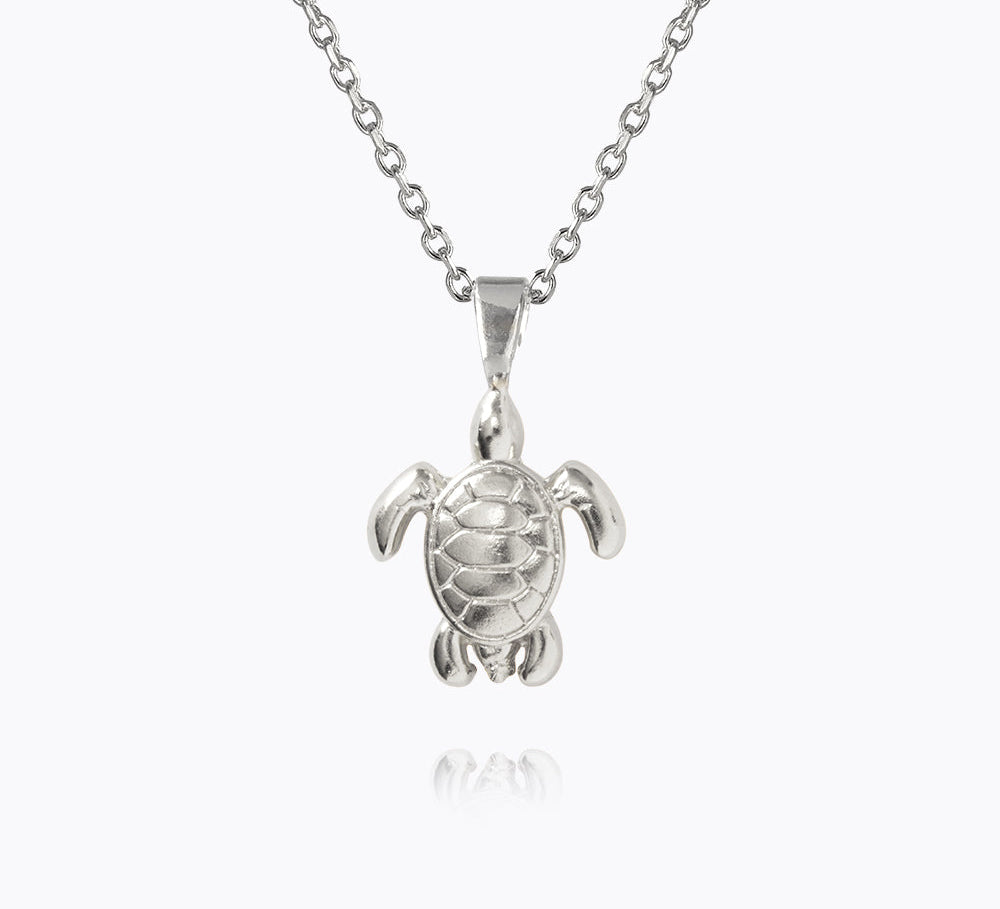 Caroline Svedbom - Turtle Necklace Rhodium Rhodium