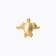 Caroline Svedbom - Turtle Ring Gold Gold