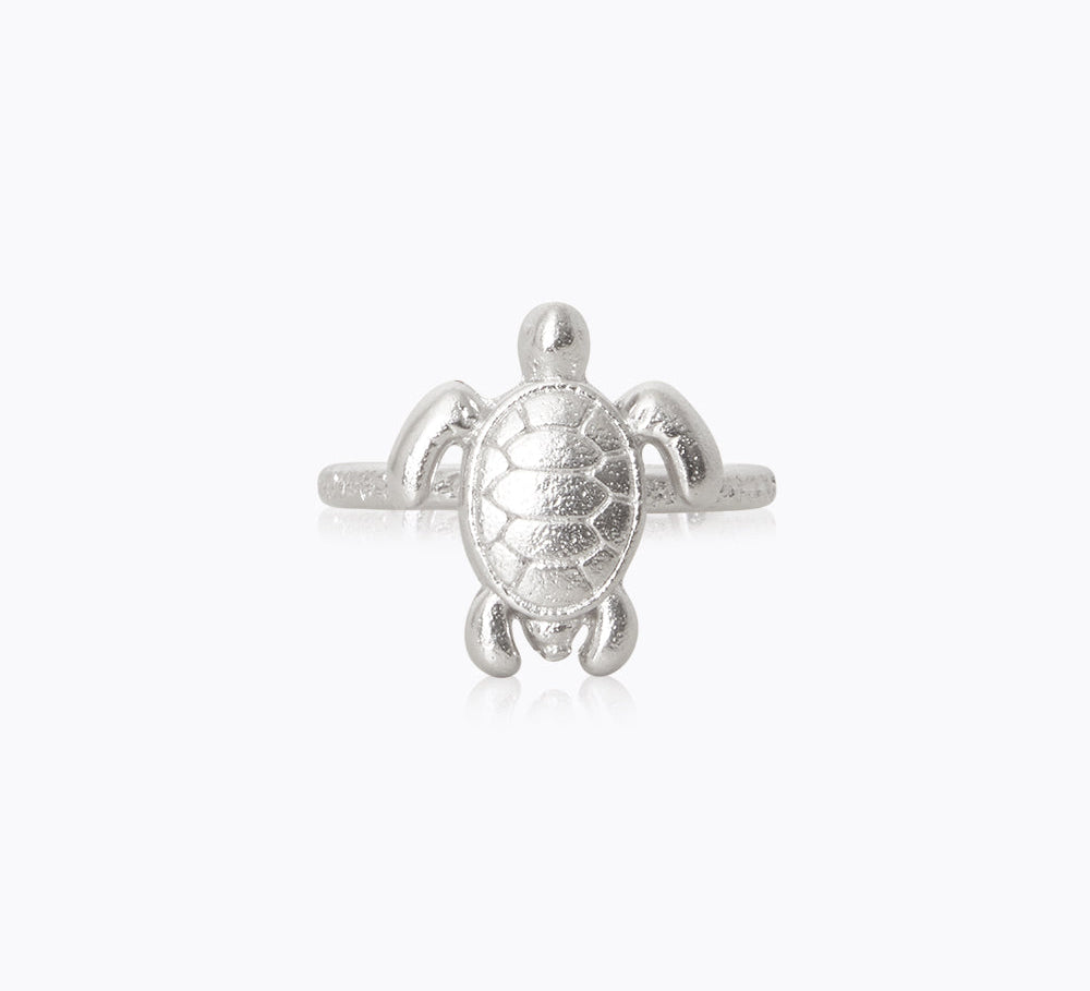 Caroline Svedbom - Turtle Ring Rhodium Rhodium