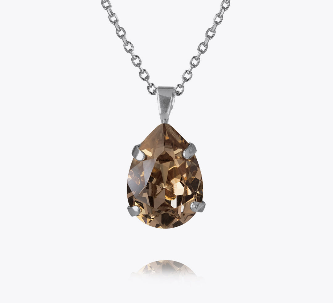 Mini Drop Necklace / Greige