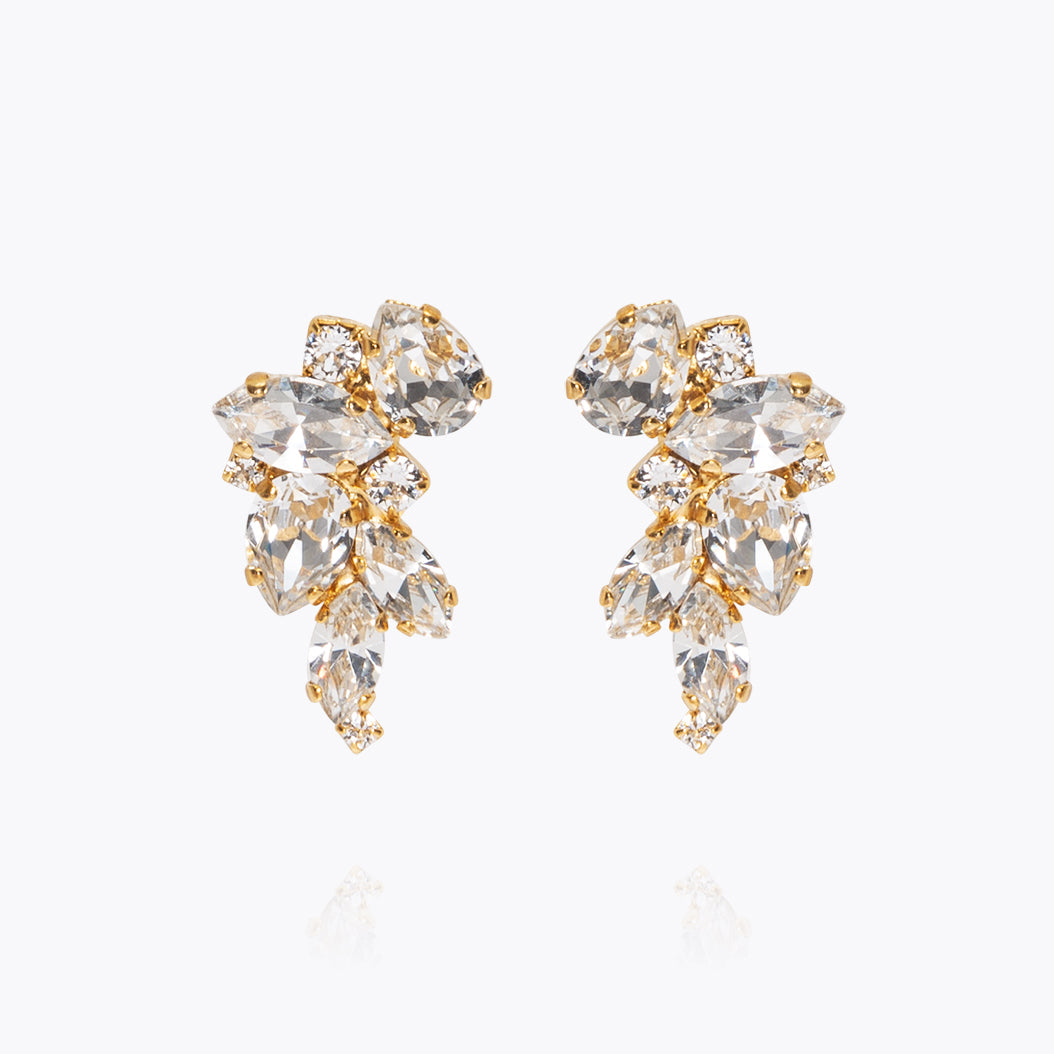 Caroline Svedbom - Demi Earrings Crystal Gold