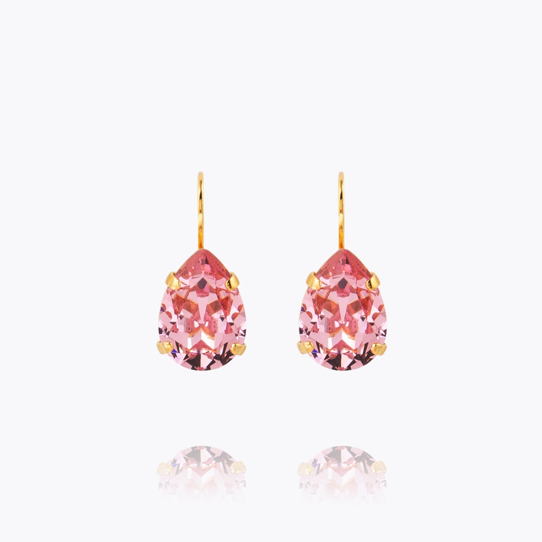 Caroline Svedbom - Mini Drop Clasp Earrings Light Rose Gold