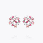 Caroline Svedbom - Kassandra Earrings Pink Combo Rhodium
