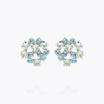 Caroline Svedbom - Kassandra Earrings Blue Combo Rhodium