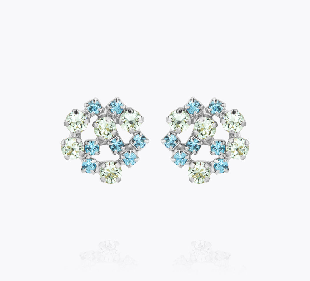Caroline Svedbom - Kassandra Earrings Blue Combo Rhodium