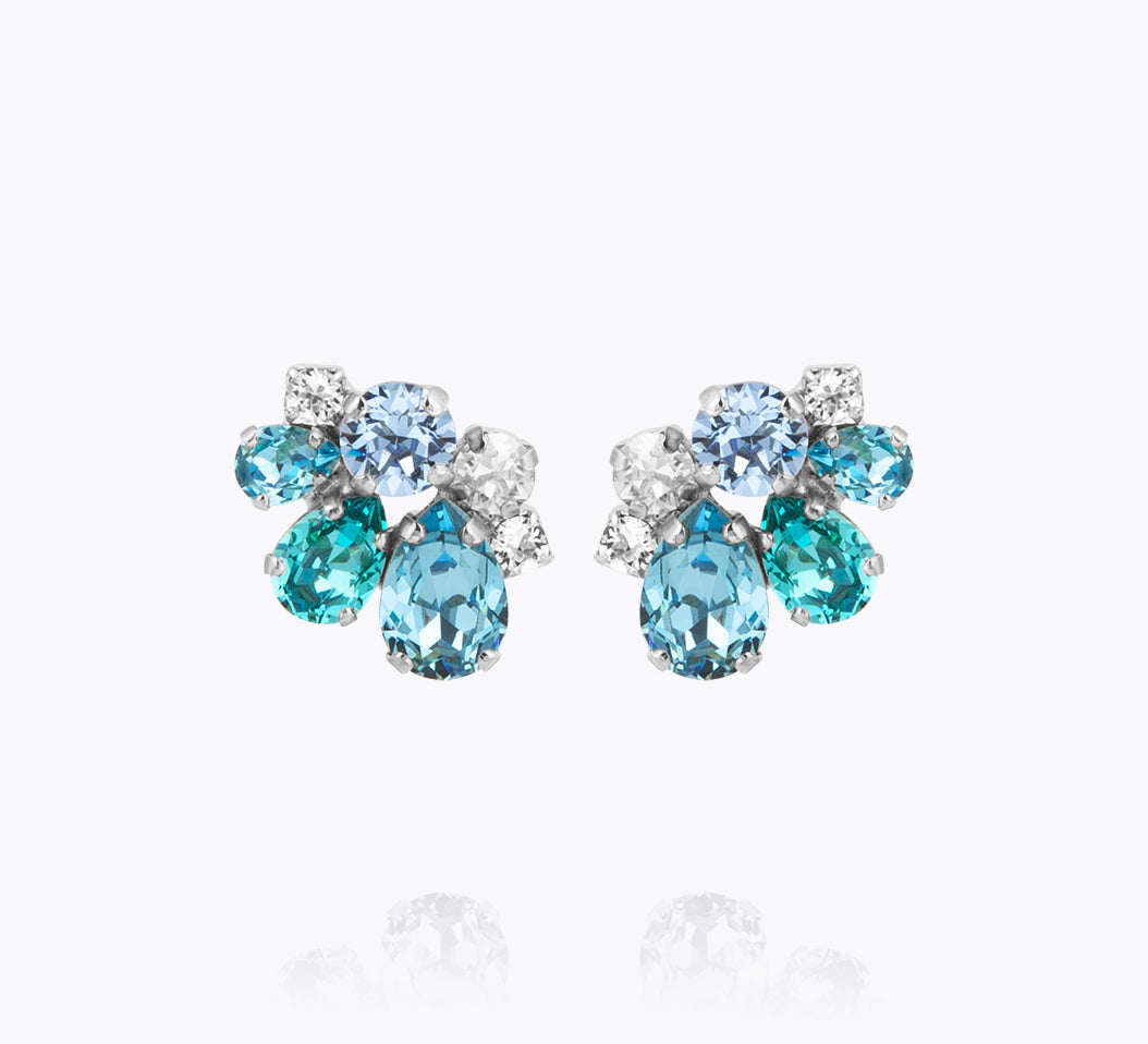 Caroline Svedbom - Katie Earrings Sea Breeze Combo Rhodium