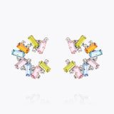 Caroline Svedbom - Gina Earrings Pastel Combo Rhodium