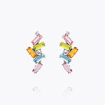 Caroline Svedbom - Nina Earrings Pastel Combo Rhodium