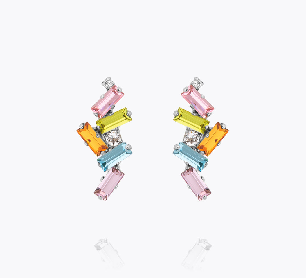 Caroline Svedbom - Nina Earrings Pastel Combo Rhodium